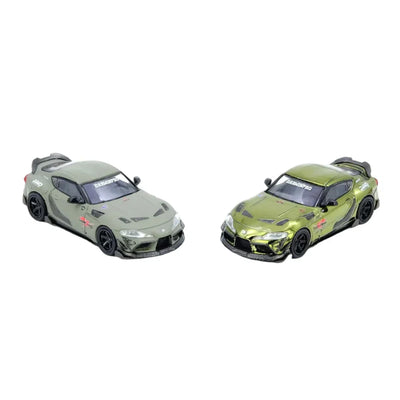 INNO64 Toyota Supra A90 Darwin Pro Matt Green 1:64 Scale Diecast Model (Pre-Order)