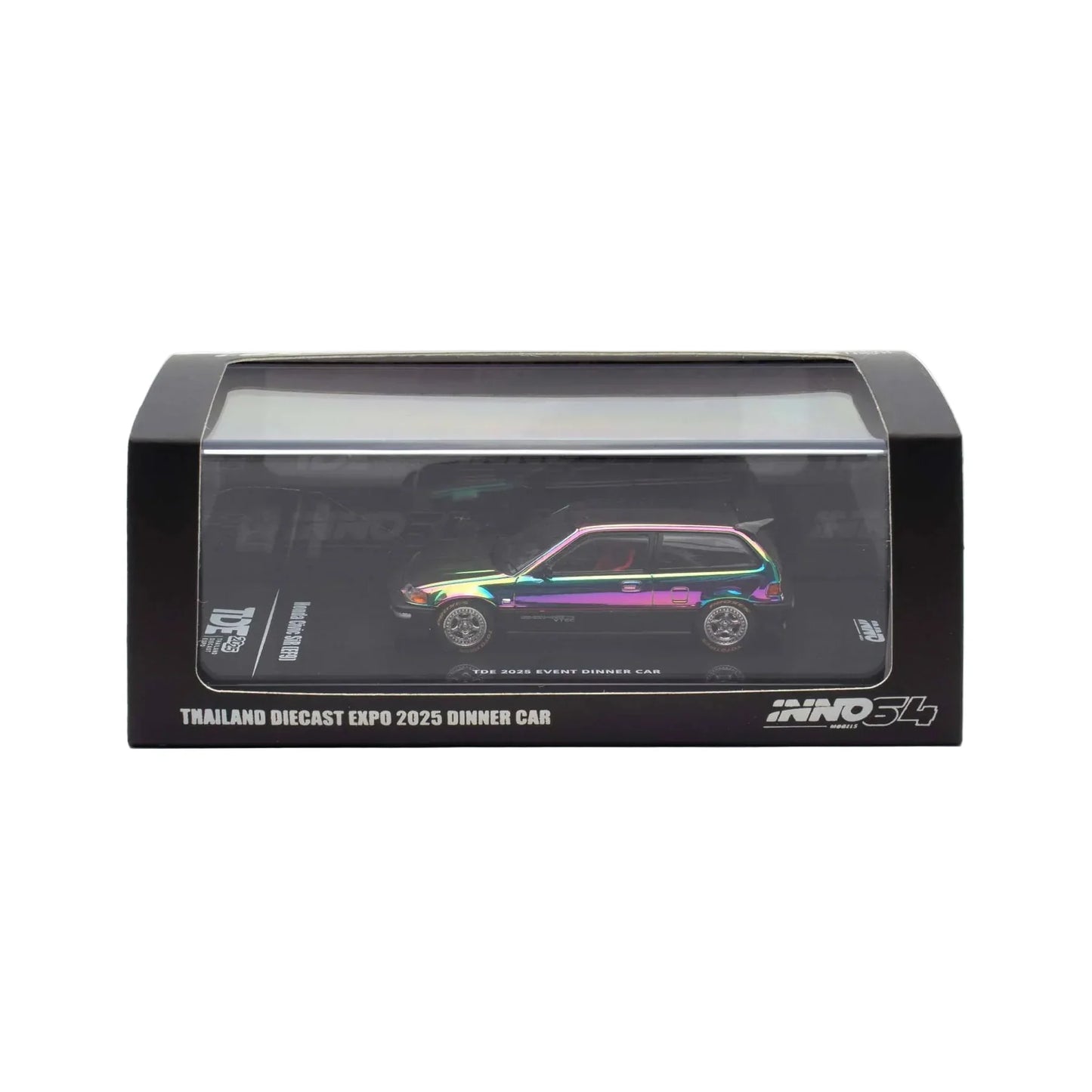 INNO64 Honda Civic Type-R EK9 Thailand Diecast Expo 2025 Event Edition 1:64 Scale Diecast Model (White)