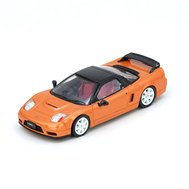 INNO64 Honda NSX-R (NA2) Imola Orange Pearl With Extra Wheels 1:64 Scale Diecast Model