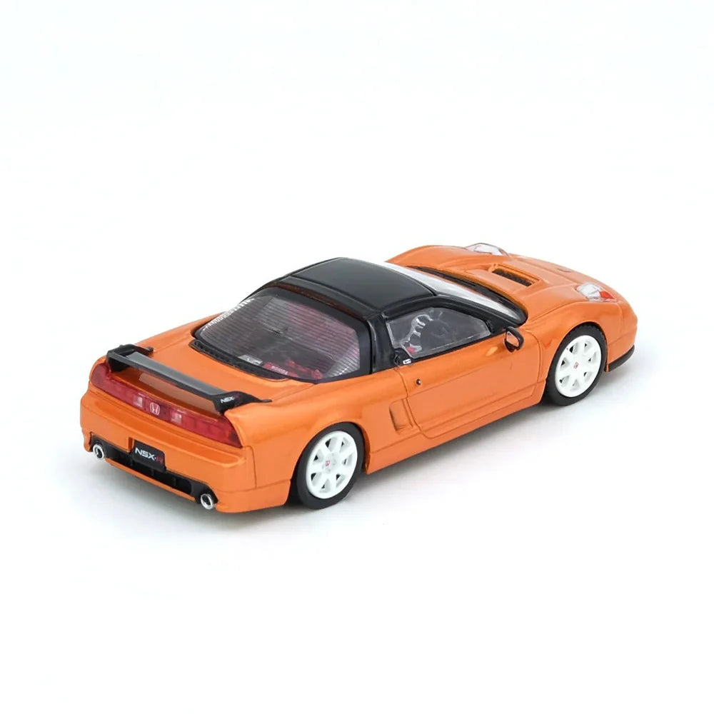INNO64 Honda NSX-R NA2 Imola Orange Pearl With Extra Wheels 1:64 Scale Diecast Model (Pre-Order)