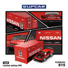 PRE-ORDER Time Micro Supcar S15 Red & Black Container Set 1:64 Scale Diecast Model