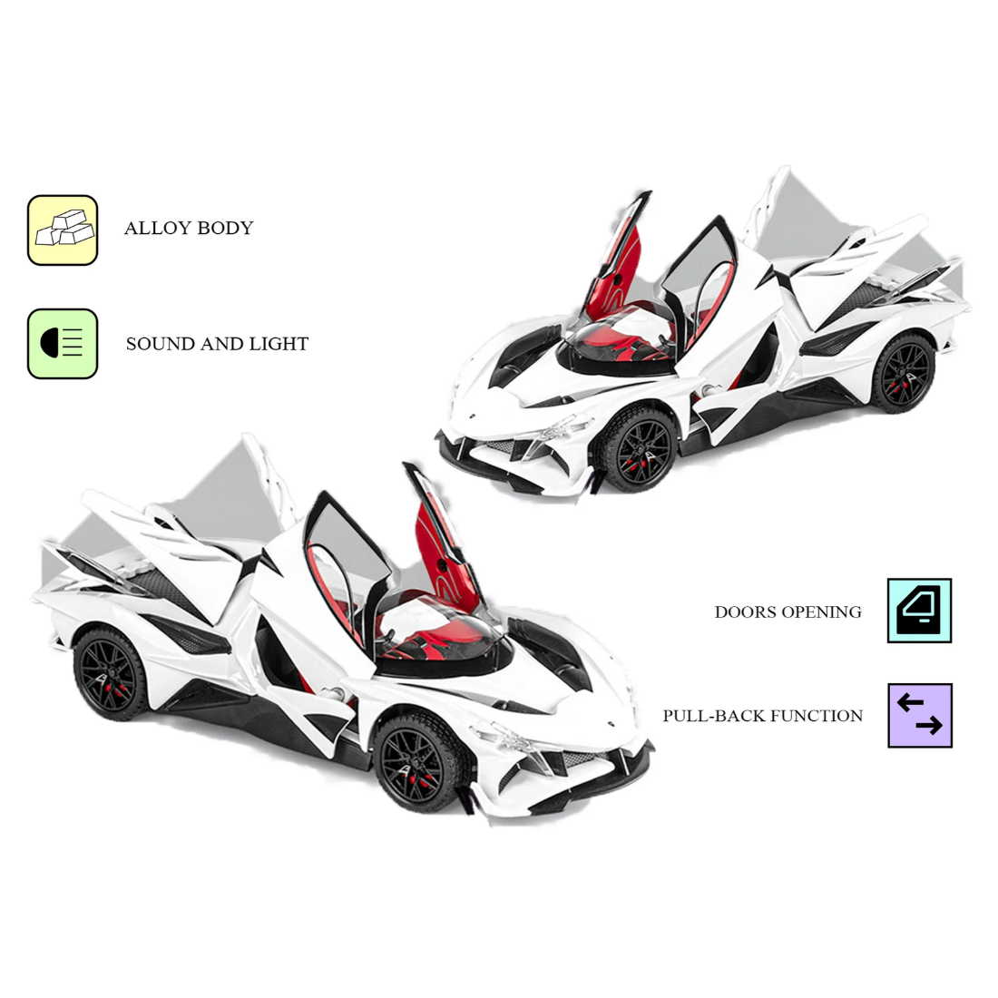 Apollo EVO (White) by Joy Junction, 1:24 scale, view 4