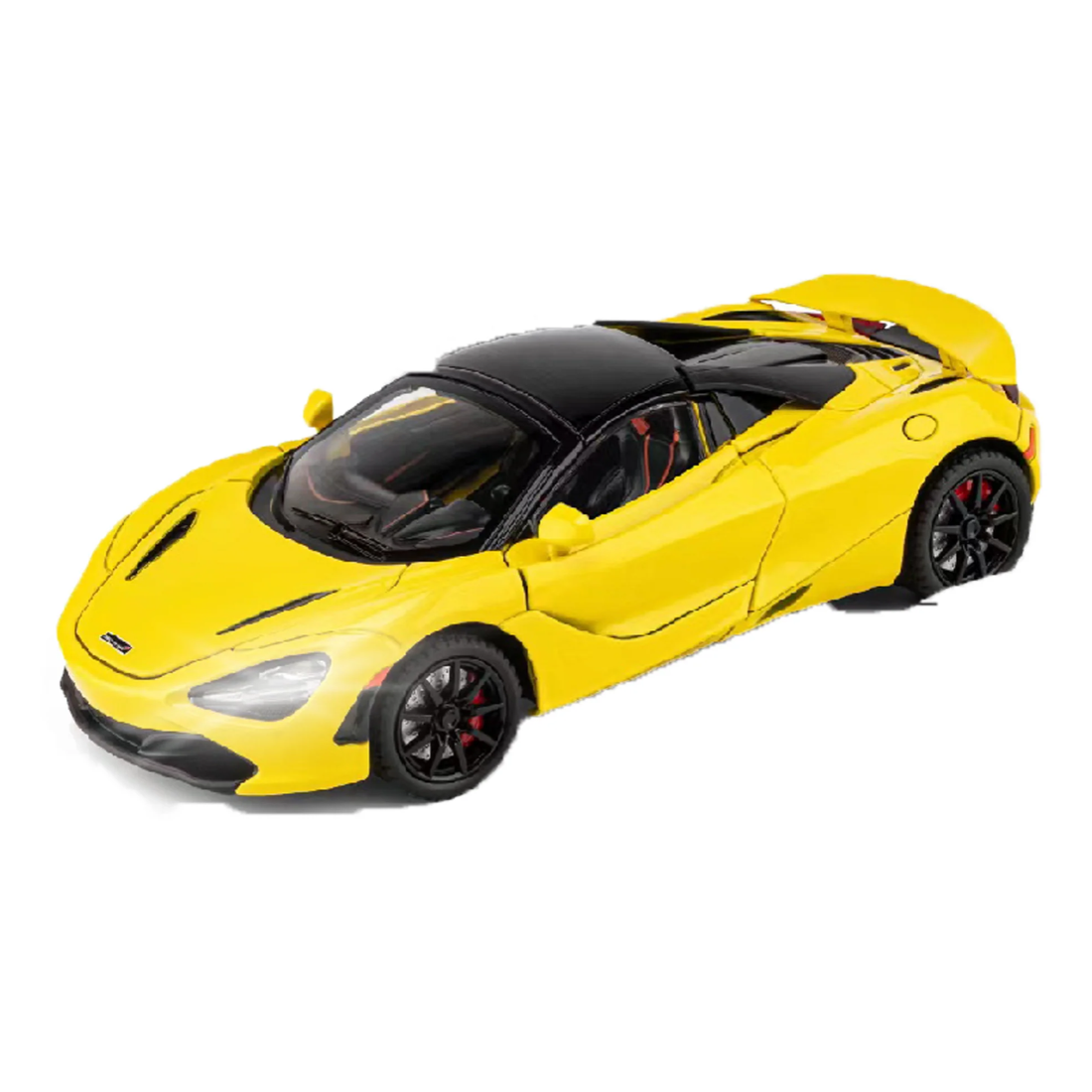 McLaren 720s Convertible Version (Yellow) by Joy Junction, 1:24 scale, view 1