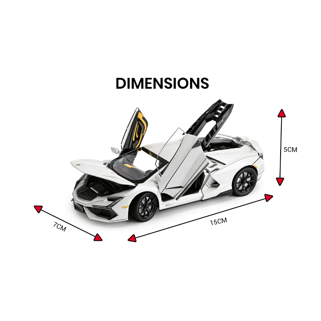 Lamborghini Revuelto (White) by Joy Junction, 1:24 scale, view 2
