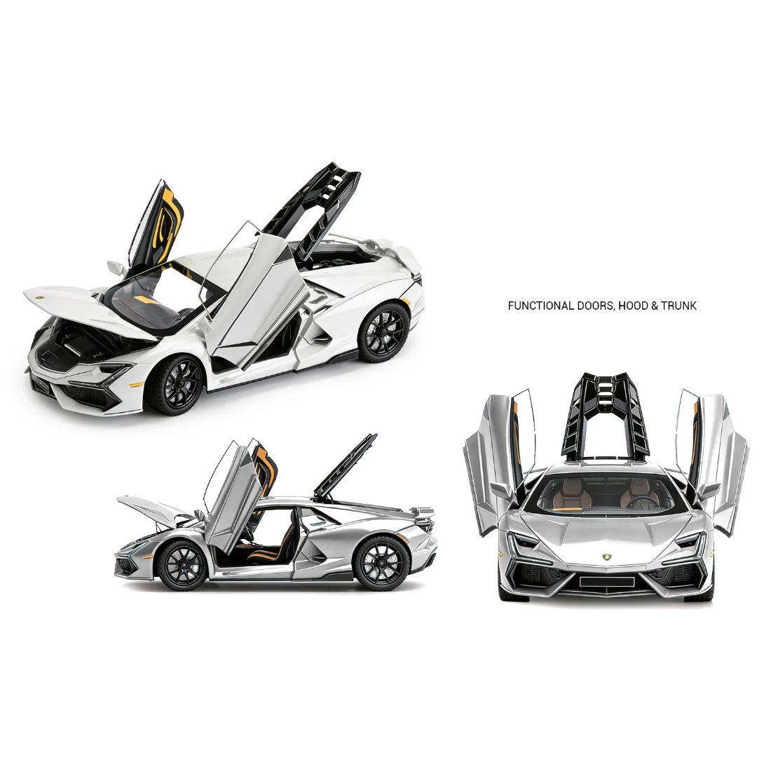 Lamborghini Revuelto (White) by Joy Junction, 1:24 scale, view 4