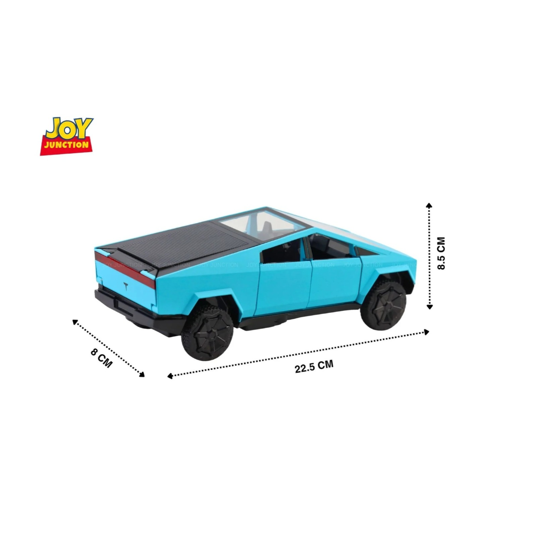 Tesla Cyber Truck Pickup Model Car, 1:24 Scale (Blue) - view 2
