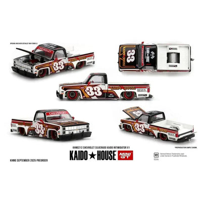 MINI GT Chevrolet Silverado Kaido Intimidator V1, 1:64 Scale