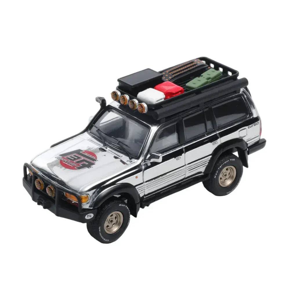 GCD Toyota No.616 Land Cruiser 80 Silver 1:64 Scale Diecast Model