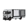 GCD Scania 730 S No.138 Enclosed Double Deck Tow Truck Silver 1:64 Scale Diecast Model