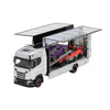 GCD Scania 730 S No.138 Enclosed Double Deck Tow Truck Silver 1:64 Scale Diecast Model