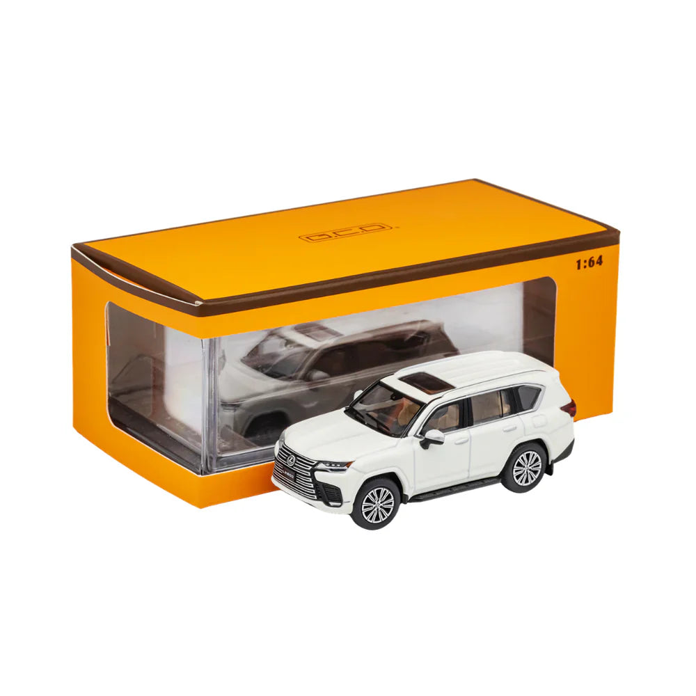 PRE-ORDER GCD Lexus LX600 Street Version White 1:64 Scale Diecast Model