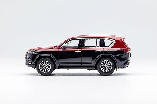 GCD Lexus LX600 Street Version Red & Black 1:64 Scale Diecast Model