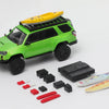 GCD Toyota 4Runner Heavy Modified Version with Accessories Green 1:64 Scale Diecast Model
