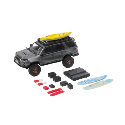 PRE-ORDER GCD Toyota 4Runner Pre-Runner with Accessories Grey 1:64 Scale Diecast Model