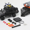 GCD Toyota 4Runner Pre Runner with Accessories LHD Black 1:64 Scale Diecast Model