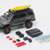 GCD Toyota 4Runner Pre Runner with Accessories LHD Black 1:64 Scale Diecast Model
