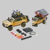 PRE-ORDER GCD Toyota 4Runner Pre-Runner with Accessories Silver 1:64 Scale Diecast Model