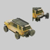 PRE-ORDER GCD Toyota 4Runner Pre-Runner with Accessories Silver 1:64 Scale Diecast Model