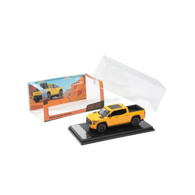PRE-ORDER GCD Toyota Tundra TRD Pro with Accessories Yellow 1:64 Scale Diecast Model