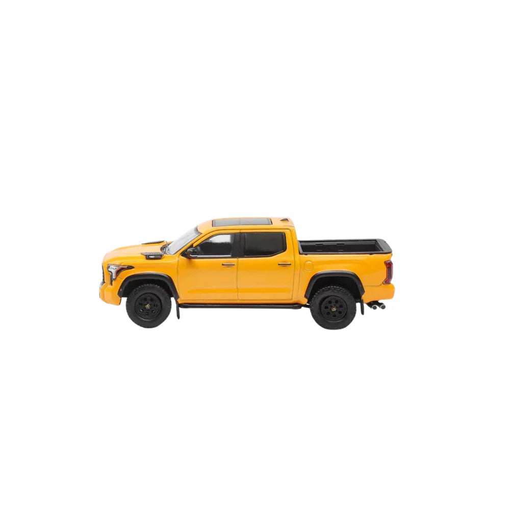 PRE-ORDER GCD Toyota Tundra TRD Pro with Accessories Yellow 1:64 Scale Diecast Model