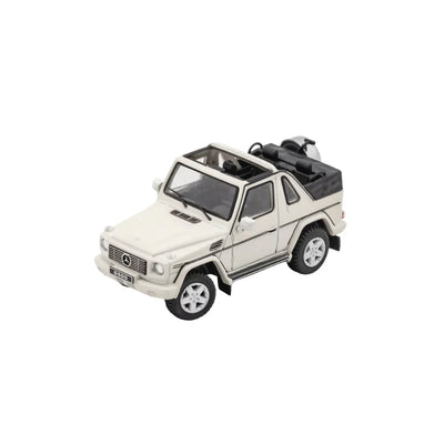 PRE-ORDER GCD Mercedes-Benz G500 Short Wheelbase Convertible White 1:64 Scale Diecast Model