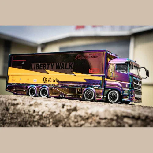 HEC 2026 GCD Liberty Walk Athlete Tone Mitsubishi Fuso Super Great Multicolor 1:64 Scale Diecast Model