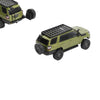 PRE-ORDER GCD Toyota 4Runner TRD Pro Overland Modified with 13 Accessories Green 1:64 Scale Diecast Model