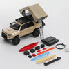 GCD Toyota 4Runner Lightly Modified Version with 18pcs Accessories Silk & Nocturne Black 1:64 Scale Diecast Model