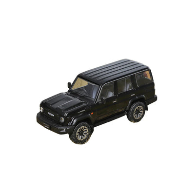 PRE-ORDER GCD Toyota Land Cruiser LC70 J76 2023 Black 1:64 Scale Diecast Model