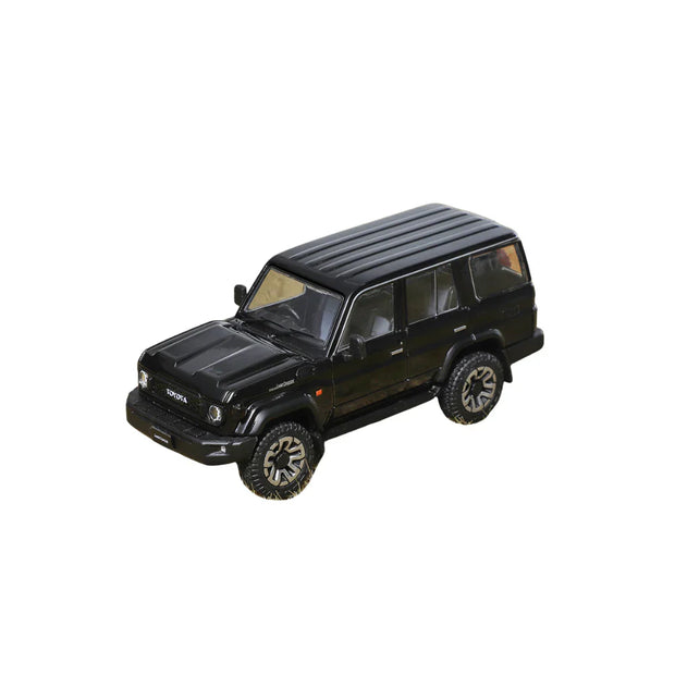 GCD Toyota Land Cruiser LC70 (J76) 2023 Black 1:64 Scale Diecast Model