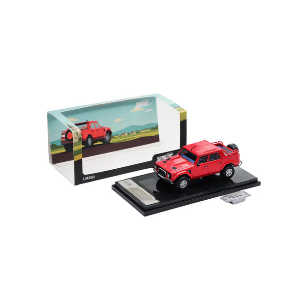 SHADOW PRO Lamborghini LM002 Red 1:64 Scale Diecast Model