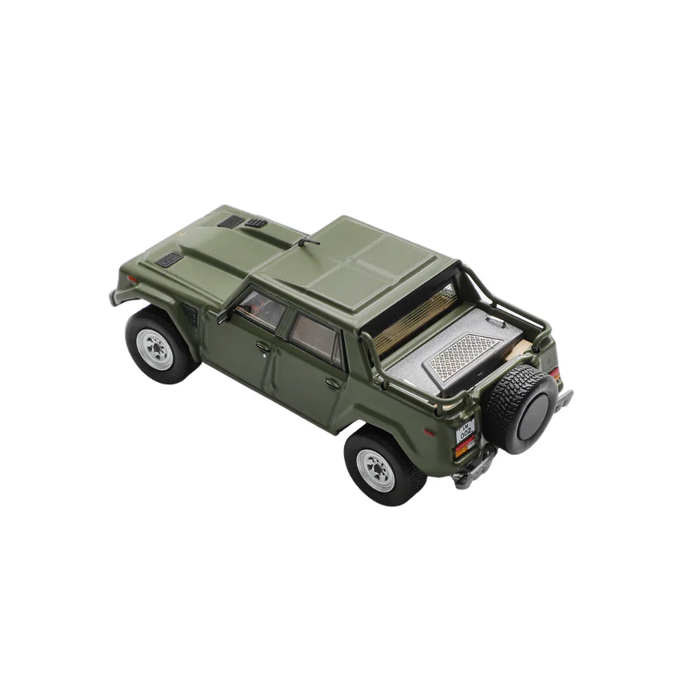 PRE-ORDER SHADOW PRO Lamborghini LM002 Military Green 1:64 Scale Diecast Model