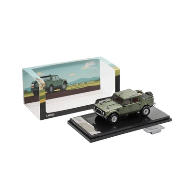 PRE-ORDER SHADOW PRO Lamborghini LM002 Military Green 1:64 Scale Diecast Model