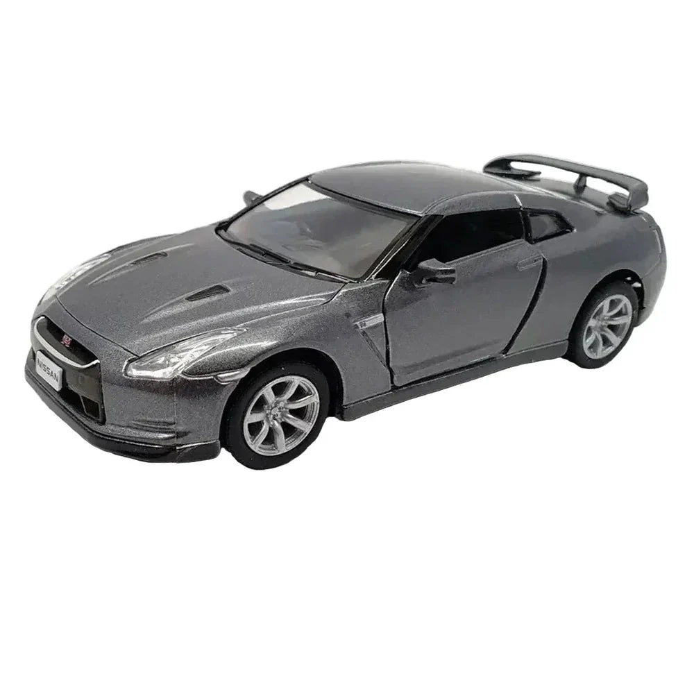 Kinsmart Nissan GT-R R35 2009 1:36 Scale Diecast Model (Grey)