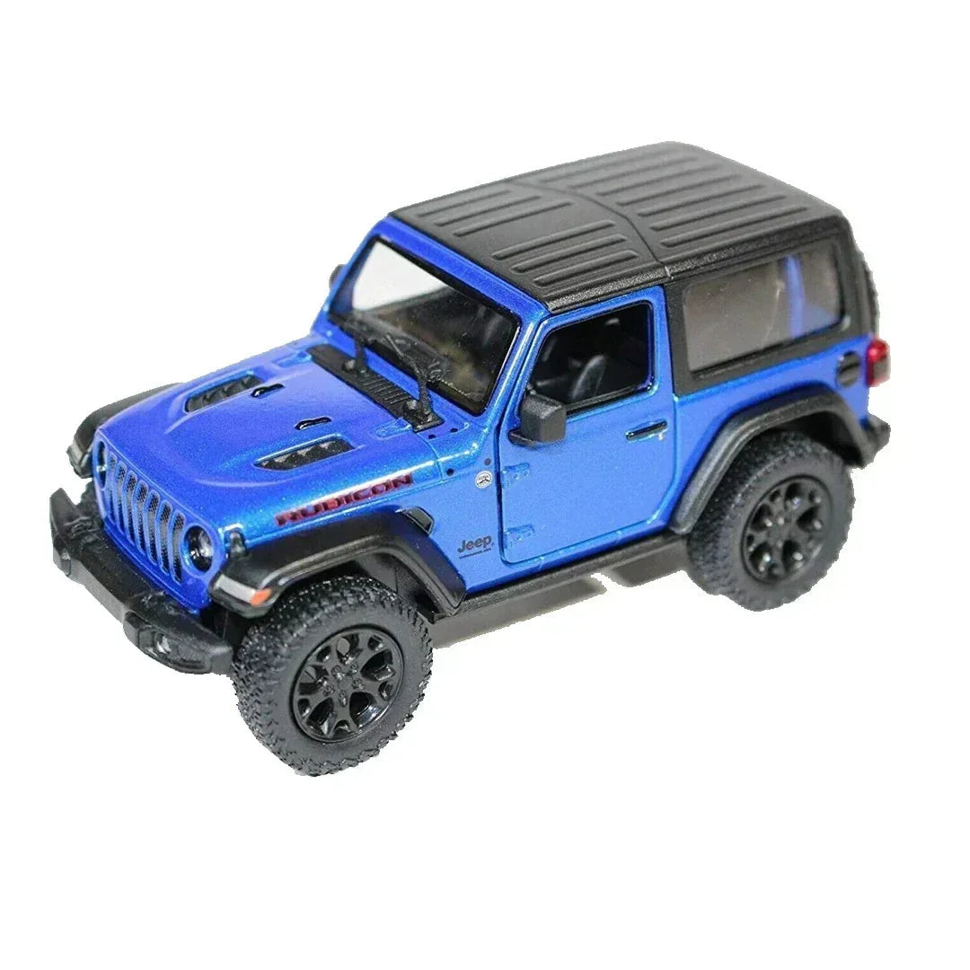 Jeep Wrangler (Hard Top) 2018, 1:36 Scale (Blue) - Kinsmart