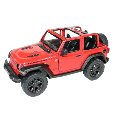 Kinsmart Jeep Wrangler Hard Top 2018 1:36 Scale Diecast Model (Red)