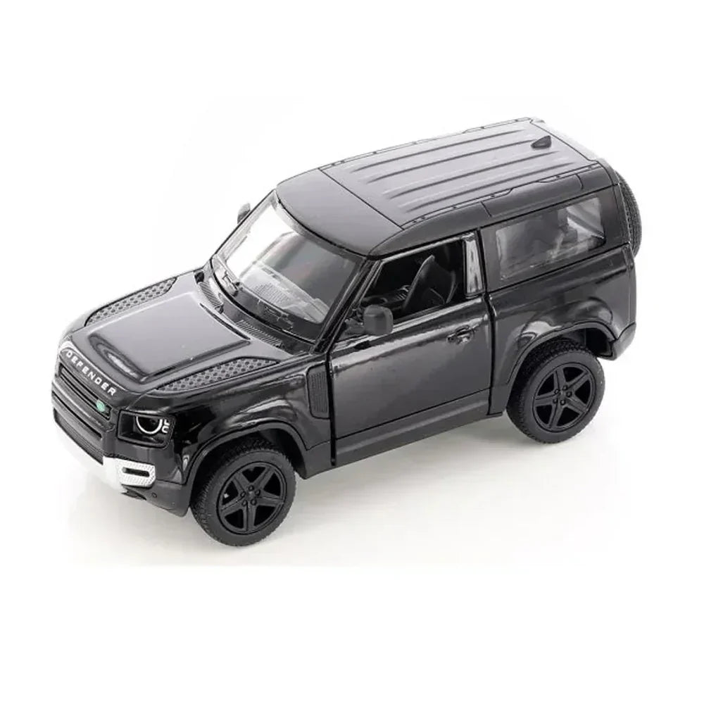 Kinsmart Land Rover Defender 90 1:36 Scale Diecast Model (Black)