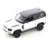Kinsmart Land Rover Defender 90 1:36 Scale Diecast Model (White)