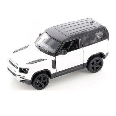 Kinsmart Land Rover Defender 90 1:36 Scale Diecast Model (White)