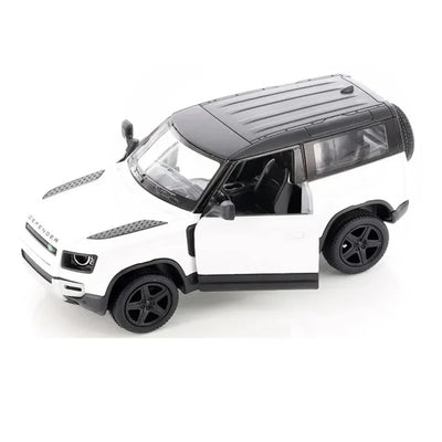 Kinsmart Land Rover Defender 90 1:36 Scale Diecast Model (White)