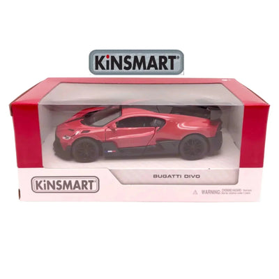 Bugatti Divo, 1:36 Scale (Red) - Kinsmart