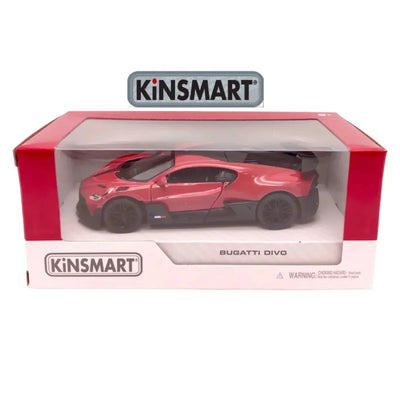 Kinsmart Bugatti Divo 1:36 Scale Diecast Model (Red)