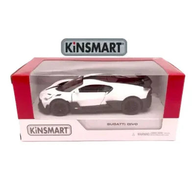 Kinsmart Bugatti Divo 1:36 Scale Diecast Model (White)