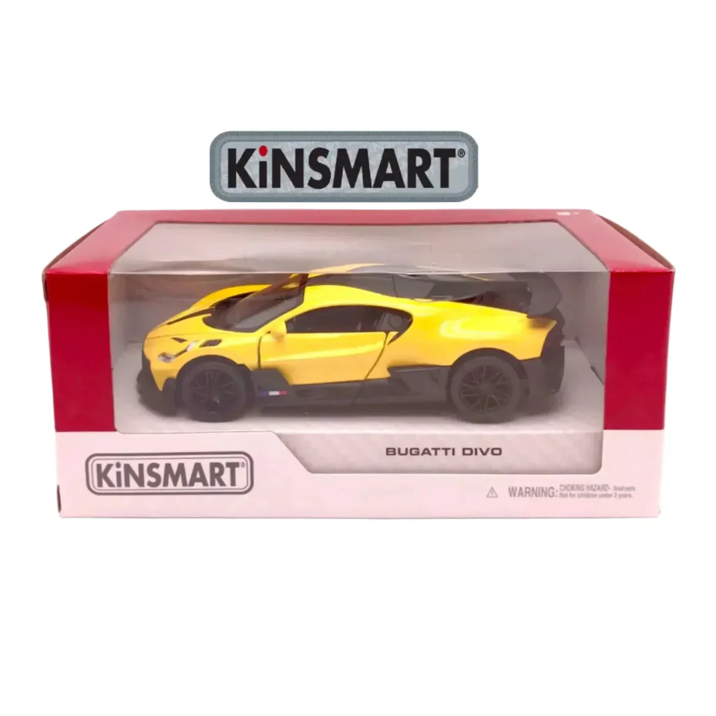 Kinsmart Bugatti Divo 1:36 Scale Diecast Model (Yellow)