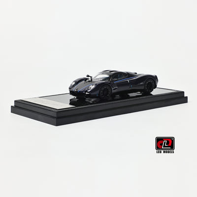 Pagani Utopia Coupe, 1:64 Scale (Blue with Black Carbon)