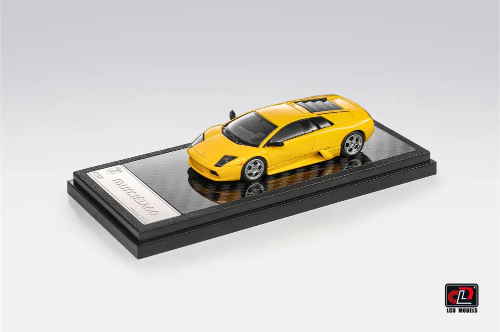 HEC 2026 LCD Lamborghini Murcielago Yellow 1:64 Scale Diecast Model