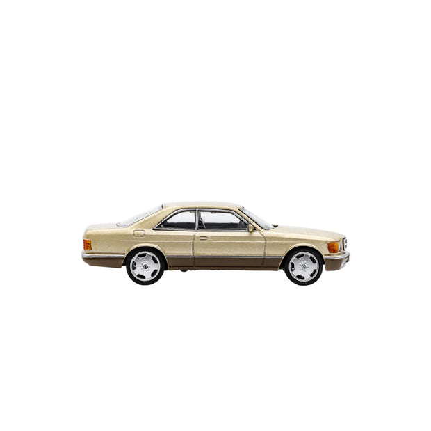 DCT Mercedes-Benz 500SEC Gold 1:64 Scale Diecast Model