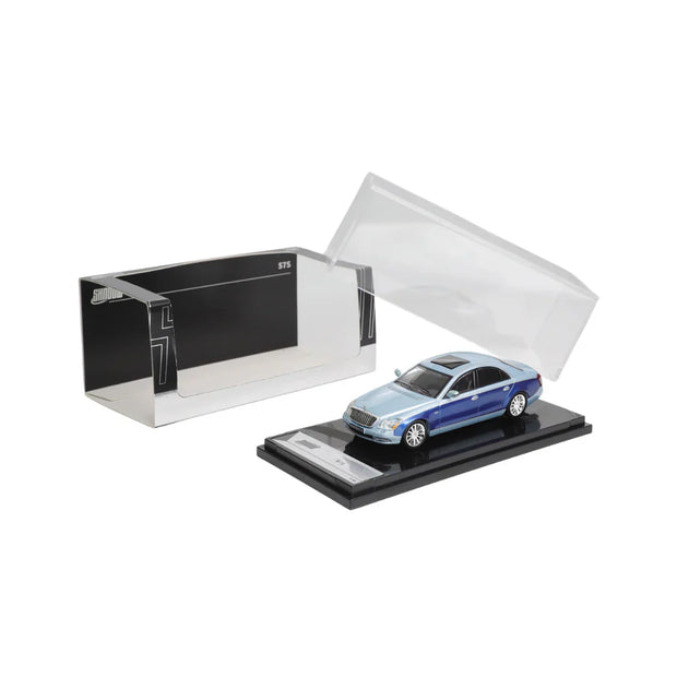 Shadow Mercedes-Benz Maybach 57S Blue 1:64 Scale Diecast Model