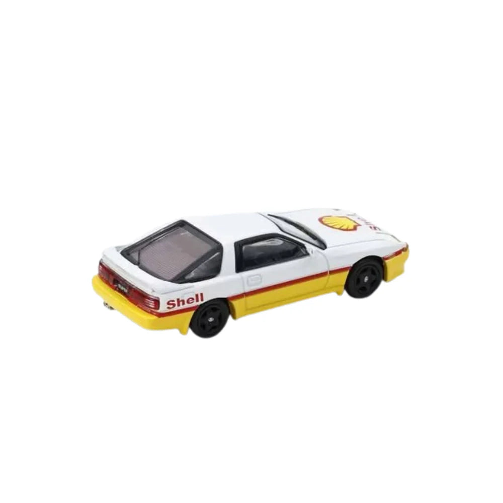 PRE-ORDER SHADOW Toyota Supra (A70) Yellow & White 1:64 Scale Diecast Model