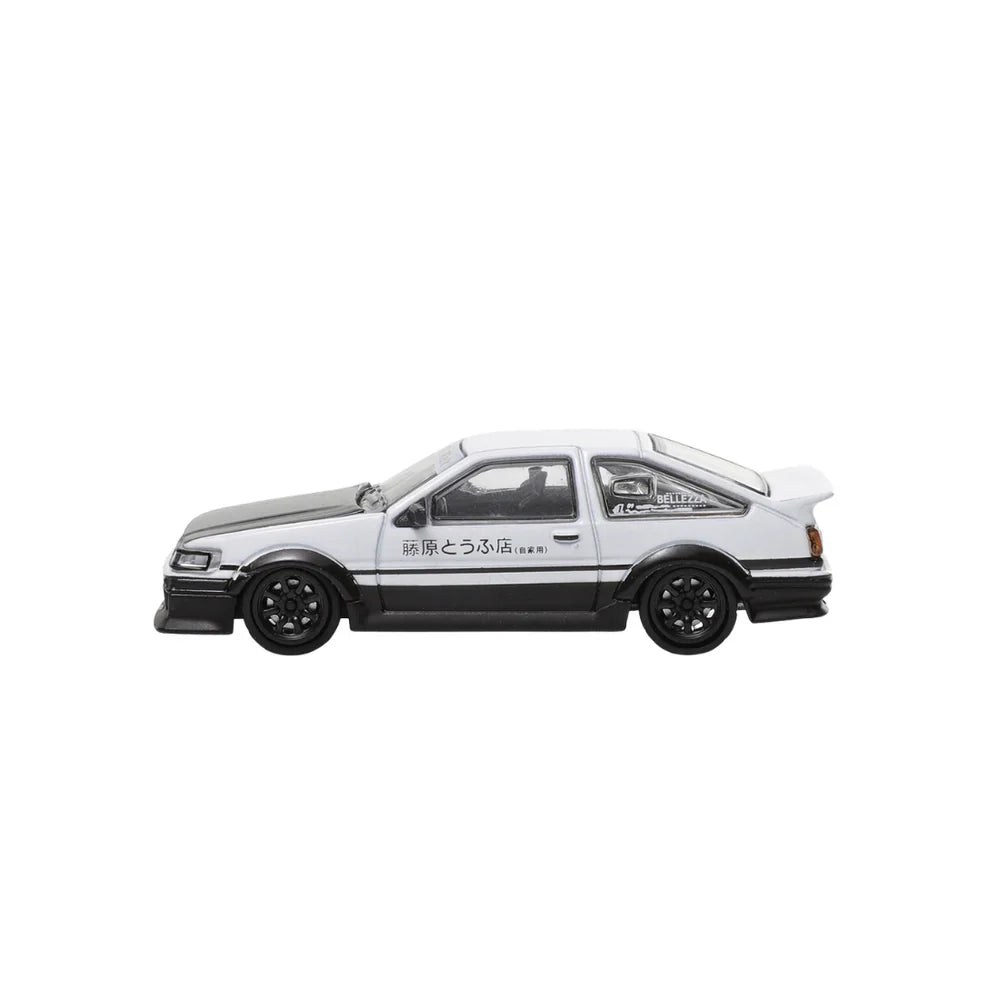PRE-ORDER DCT Toyota Corolla Levin GT-APEX AE86 Panda Black Hood 1:64 Scale Diecast Model